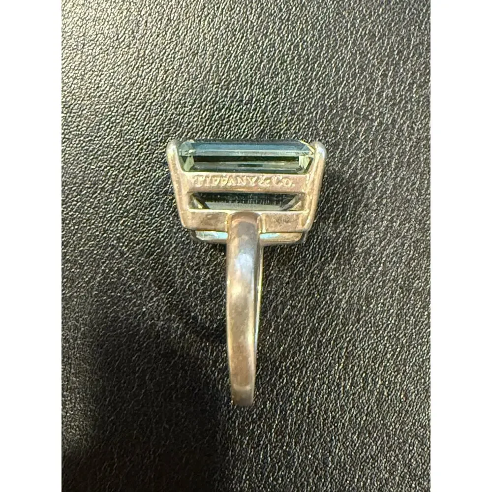 Tiffany & Co. Sparklers Cocktail Ring – Green Quartz, Sterling Silver (size 6) - Picture 2 of 6